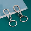 Titanium Alloy Car Keychain Multifunctional Simple Loss Prevention Belt Charm Ring, Style: Upgrade Model