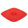 Air Fryer Reusable Silicone Liner Mat Non-Stick Steamer Pad Kitchen Accessories Square Red 23cm