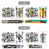 For DJI Neo 2pcs Combo Drone Body Protective Stickers(Graffiti Boom + Ghost Pop)