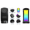 T17 3-in-1 RGB Atmosphere Light MagSafe Phone Watch Earphone Wireless Charger, Color: Black no Plug