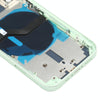 iPhone 12 Mini Green Back Cover with Wireless Charging - Side Keys & Card Tray