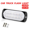 DC12V-24V / 36W Car Truck Emergency Strobe Flash Warning Light 12LEDs Ultra-thin Side Lights(Red + Blue)