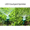 LED Luminous Lawn Sprinkler Automatic Water Sprinkler Garden Outdoor Irrigation Nozzle for Courtyard