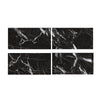 4 PCS  Crystal Film Wall Tile Sticker Imitation Marble Pattern Wall Sticker(DLS031)
