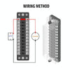 ZH-979A2 FB1904 1 In 1 Out 12 Ways Positive Negative Fuse Box with 24 Fuses for Auto Car Truck Boat