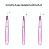 USB Plug Aluminum Nail Drill Machine Electric Manicure Milling Cutter Set(Pink)