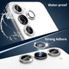 For Samsung Galaxy S25 5G ENKAY Hat-Prince 9H Rear Camera Lens Glitter Aluminium Alloy Tempered Glass Film(Silver)