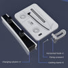 For PS5 Slim Iplay HBP-539 Console Cooling Base With RGB Ambient Light Vertical Grip Stand Charger(White)