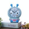 Creative Home Day Cartoon Flower Bee Talking Student Alarm Clock(Blue)