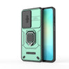 For Samsung Galaxy A26 5G Sliding Camshield TPU + PC Shockproof Phone Case with Holder(Green)