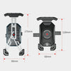Kewig Motorcycle Heightened Navigation Bracket Outdoor Riding Anti-Theft Cell Phone Holder, Model: M14-C4
