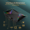 2G+16G UK Plug R69PLUS Allwinner H728 Octa-Core ARM Cortex A55 Android 14 Network Box Player