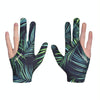 BOODUN M091153 Three Fingered Snooker Gloves High-Elastic Sweat-Absorbent And Wear-Resistant Table Single Gloves, Size: One Size(Leaves)