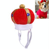 Red Velvet Pet Crown Hat (S) - Dog & Cat Costume Accessory