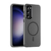 For Samsung Galaxy S23+ 5G MagSafe Frosted Translucent TPU + PC Full Coverage Phone Case(Black)