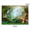 150 X 210cm Fantasy Forest Photography Background Cloth Cartoon Kids Party Decoration Backdrop(6364)