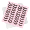 20pairs /Box Naturally Make Up Curling False Eyelashes Russian Strip Lashes Y700