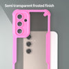 For Samsung Galaxy A26 5G Armor Glaze PC Hybrid TPU Phone Case(Pink)
