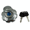 For CG125 Motorcycle and Electric Vehicle Fuel Tank Cap Lock(Silver)