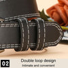 Dandali Ladies Pin Buckle Treadle Belt Versatile Jeans Waistband, Length: 110cm(Black)