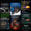 HT22 1.46 inch Smart Sport Watch, Support Bluetooth Call / Sleep / Heart Rate / Blood Pressure Health Monitor(Green)
