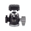 XILETU  MC-22 Mini Tripod Ball Head Double Cold Shoe Design With 1/4 Inch Screw