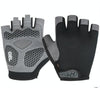 Cycling Shock Absorbing Anti-Slip Gloves Fitness Weight Lifting Training Half-finger Gloves, Size:M(Black)