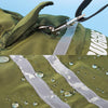Foldable Dog Raincoat, Waterproof, Reflective, Hooded, Medium, Fluorescent Yellow