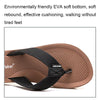 Market Maker MM0152RM Men Soft Sole Flip-Flops, Size: 43-44(Brown)