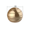 Fully Disassembled Rotating Tabletop Ball Decompression Gyroscope Tabletop Toy, Specification:Diameter 45mm(Gold)
