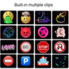 LED Dynamic Emoji Car Bluetooth Display Screen 5V USB Interface