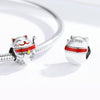 S925 Sterling Silver Fortune Cat Beads DIY Bracelet Necklace Accessories