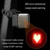 ESLNF Bicycle Tail Light Mountain Bike Smart Brake Sensor Auto Switch Waterproof Warning Lamp(Cushion Mount)