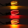 Motorcycle Turn Signal Light DC12V 1W 33LEDs SMD-3528 Lamp Beads (Red Light)