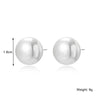E2208-1 White Pearl Stud Earrings Jewelry