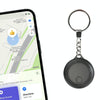 Global Positioning Pet Key Circular Anti-Lost Device Locator(White)