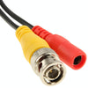 20m CCTV Power Video Cable, Black, BNC, 2.1mm, Pre-made