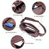 BULL CAPTAIN 020 Men Small Mobile Phone Waist Bag Crossbody Multi-Function Chest Bag(Brown)