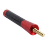 Carbon Fiber Aluminum Short Antenna Polished Universal Screws Base(Medium Size) (Red)