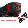 1 Pair Bicycle Splint Set 6 Degrees Road Lock Plate Special For Road Bike Shoes(Splint Pad)