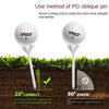 20pcs /Box PGM QT031 83mm Golf Ball Tee 10 Degree Angled Ball Spike Aiming Arrow