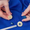 400pcs /Set 5mm Hollow Metal Copper Button Clothing Detachable Jeans Eye Buckles Replacement And Repair Kit