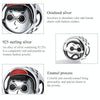 S925 Sterling Silver Cartoon Avatar Beads DIY Bracelet Necklace Accessories