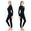 SLINX 1714 3mm Neoprene Super Elastic Warm Long-sleeved Full Body One-piece Wetsuit for Women, Size: XL