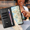 For Samsung Galaxy A54 5G Daisy Embossed Leather Phone Case(Black)