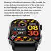 T98 2.04 inch IP68 Waterproof Bluetooth Call Smart Watch, Support Blood Oxygen Monitoring(Black)