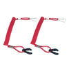 2 PCS Universal Ship Out-Of-Fire Switch Safety Rope Boot Machine Motorboat Emergency Exterior Switch Rope(Red)
