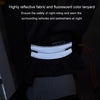 ISE MOUNT Outdoor Riding Reflective Pants Cuff Strap Elastic Night Running Sports Leg Safety Band(Fluorescent Green)
