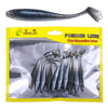 7.5cm 10pcs /Pack HENGJIA T-Tail Soft Dummy Bait Freshwater Fishing Lures(Color 4)