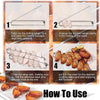 1pcs 304 Stainless Steel Outdoor Barbecue Chicken Wing Fork Grill BBQ Grill Tools